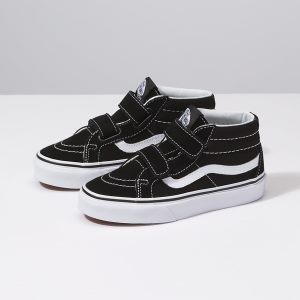 Vans Erkek Çocuk Mid Ayakkabı Sk8-Mid Reissue V Siyah/Beyaz | 97724-353